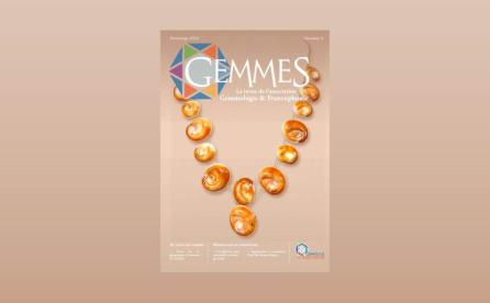 Couverture du magazine Gemmologie et Francophonie